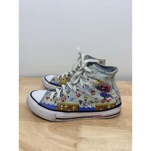 Kids Converse Retro Gamer Hi Top Shoes Sneakers Size 4 Chuck Taylor #52